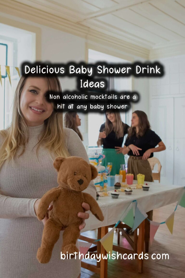 Delicious Drinks to Celebrate a Baby Shower