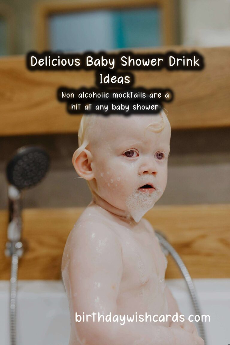 Delicious Drinks to Celebrate a Baby Shower