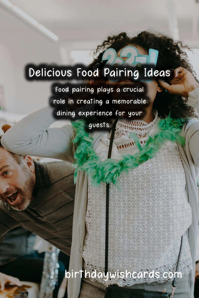 Delicious Food Pairing Ideas for Engagement Events