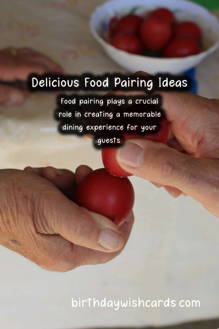Delicious Food Pairing Ideas for Engagement Events