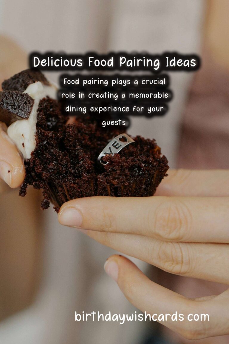 Delicious Food Pairing Ideas for Engagement Events