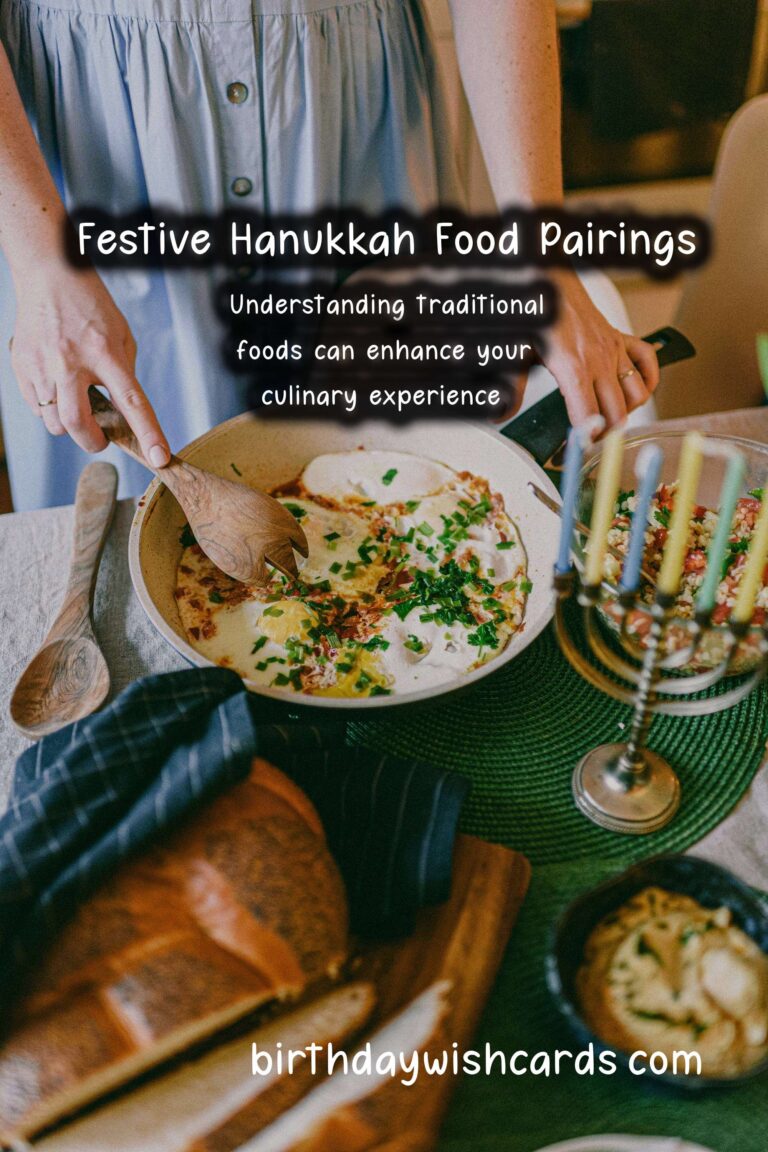 Delicious Food Pairing Ideas for Memorable Hanukkah Events
