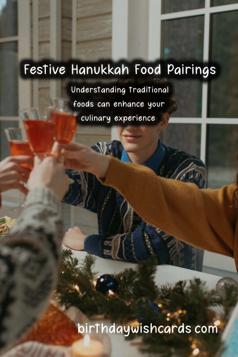 Delicious Food Pairing Ideas for Memorable Hanukkah Events