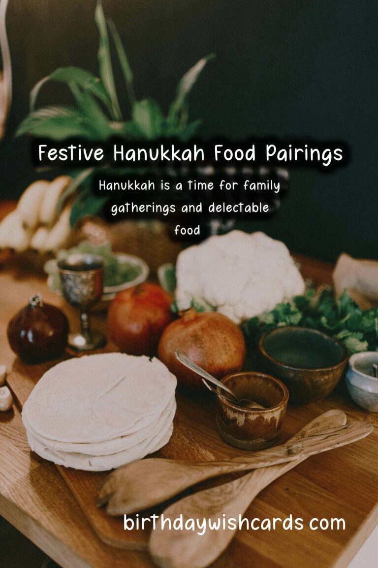 Delicious Food Pairing Ideas for Memorable Hanukkah Events