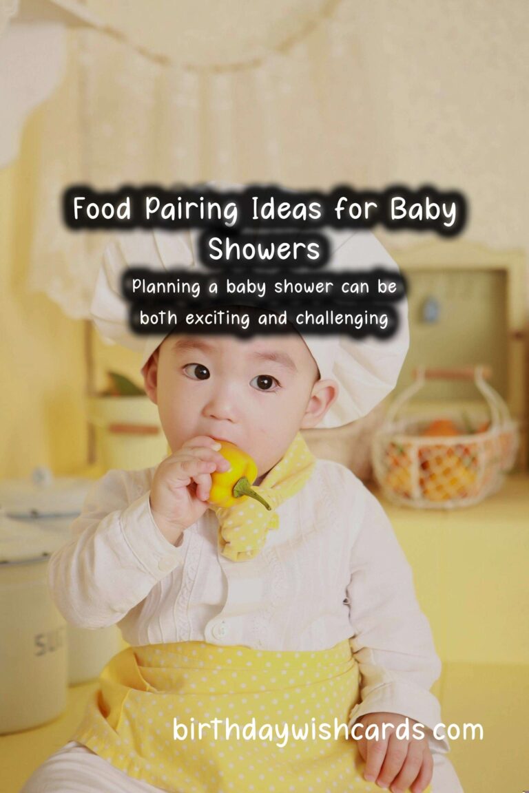 Delicious Food Pairing Ideas for Unforgettable Baby Shower Events