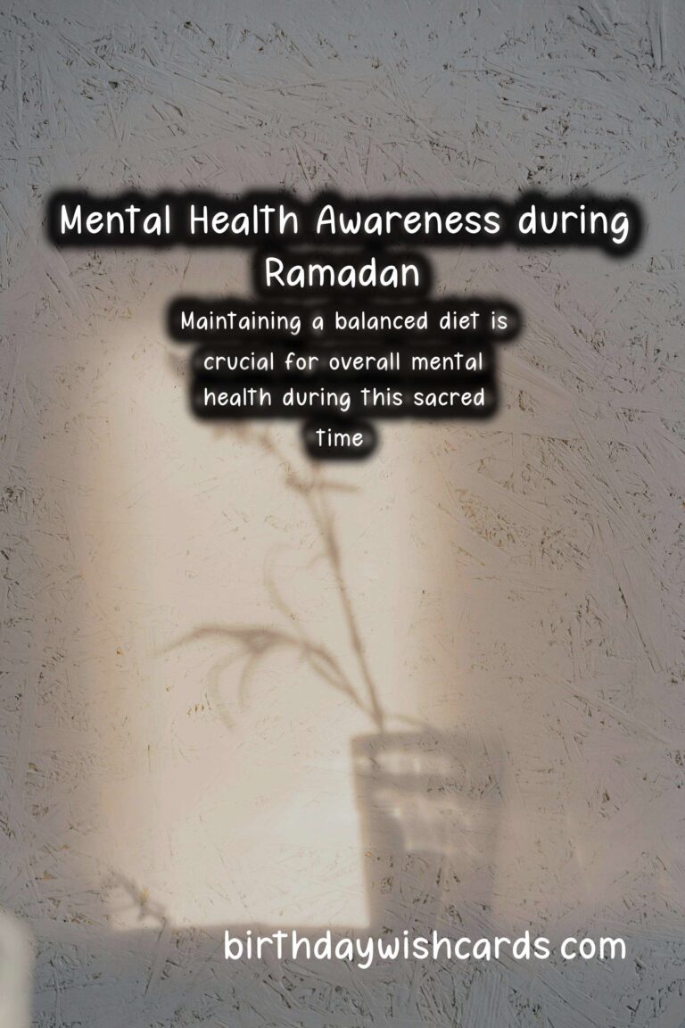 Essential Mental Health Tips for a Meaningful Ramadan Celebration
