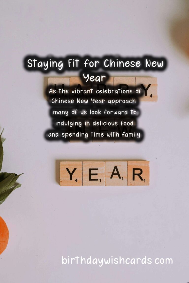 Exercise Routines to Stay Fit for Chinese New Year