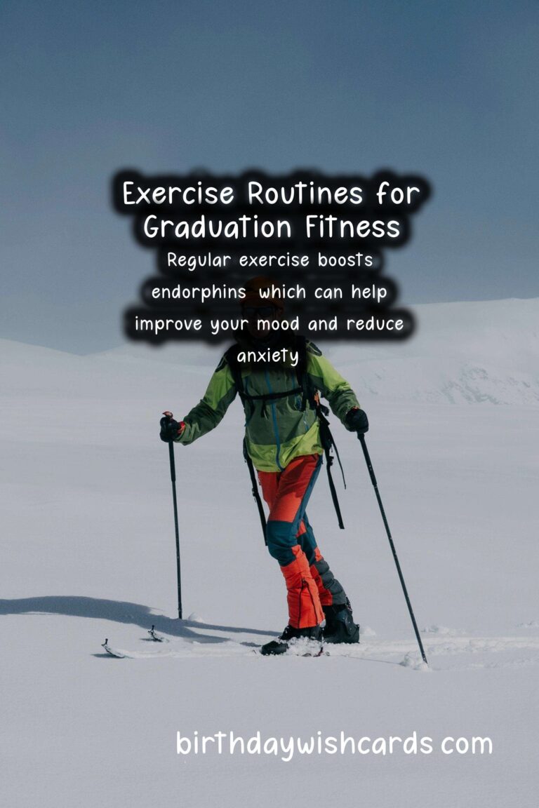 Exercise Routines to Stay Fit for Graduation: A Comprehensive Guide