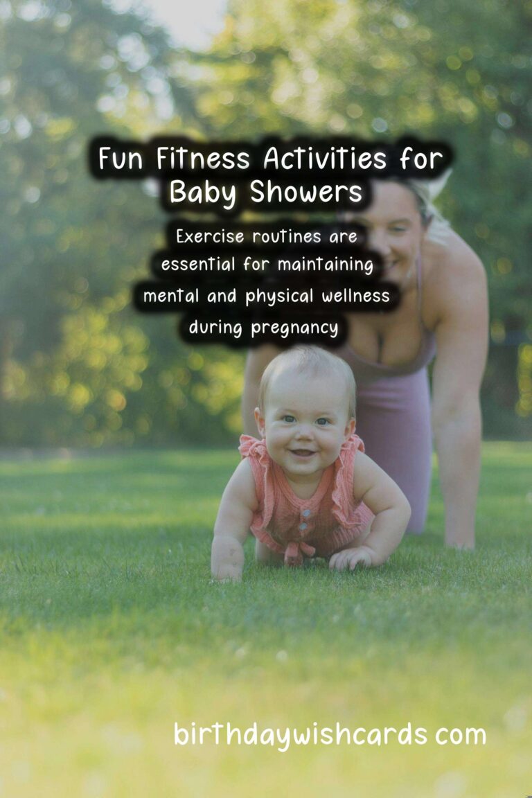 Exercise Routines to Stay Fit for Your Baby Shower