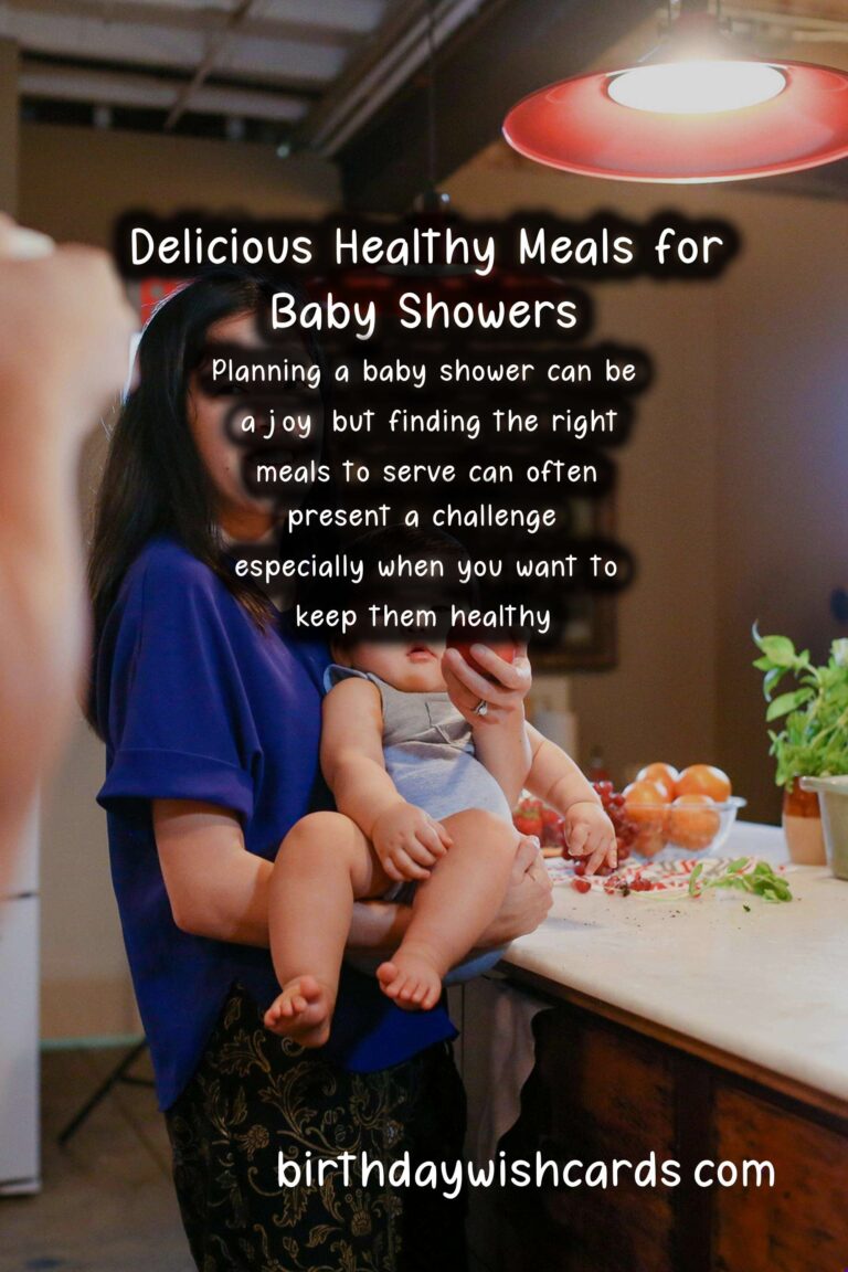 Healthy Recipes for Baby Shower-Friendly Meals