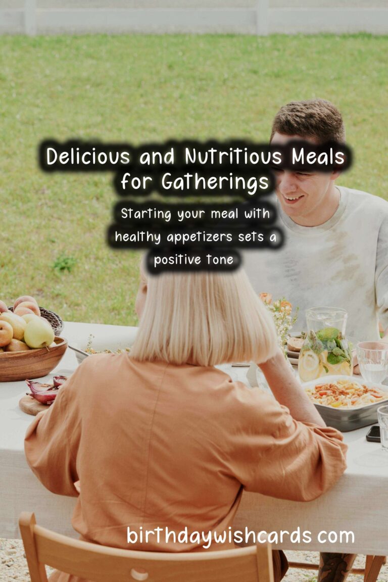 Healthy Recipes for Friends-Friendly Meals