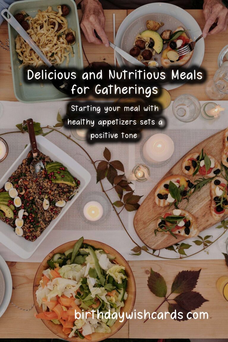 Healthy Recipes for Friends-Friendly Meals