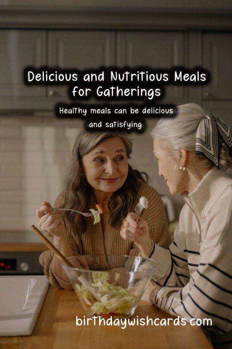 Healthy Recipes for Friends-Friendly Meals