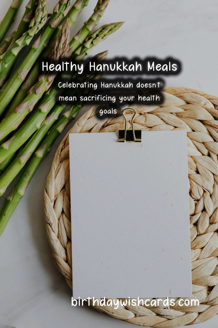 Healthy Recipes for Hanukkah-Friendly Meals