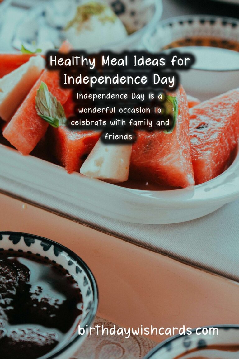 Healthy Recipes for Independence Day-Friendly Meals