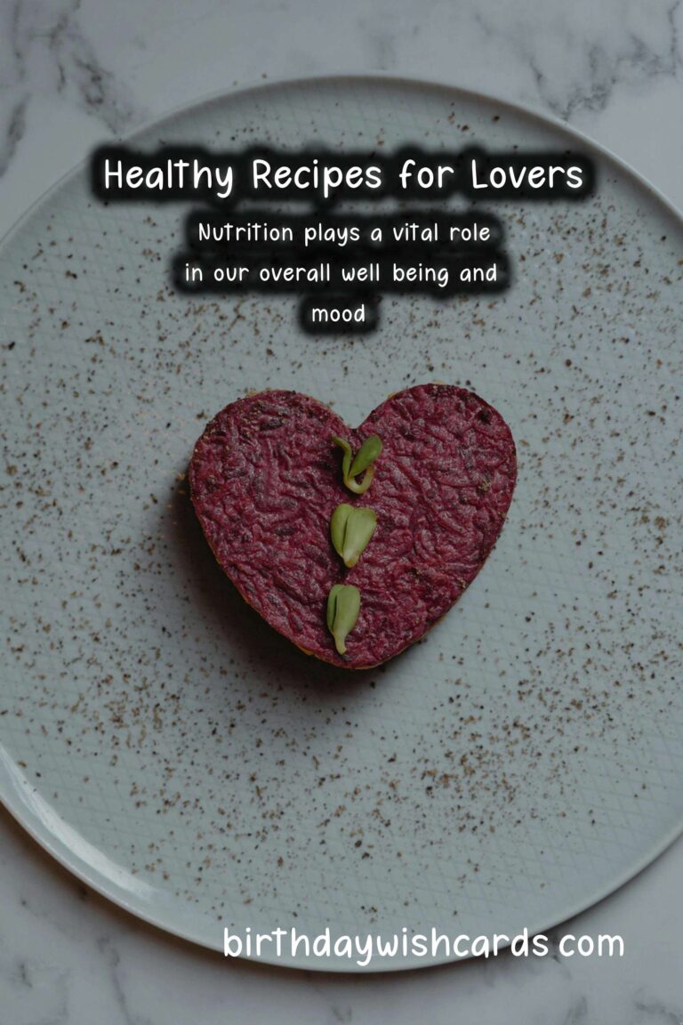 Healthy Recipes for Lovers-Friendly Meals