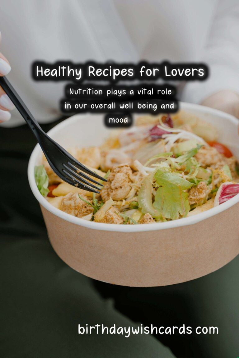 Healthy Recipes for Lovers-Friendly Meals