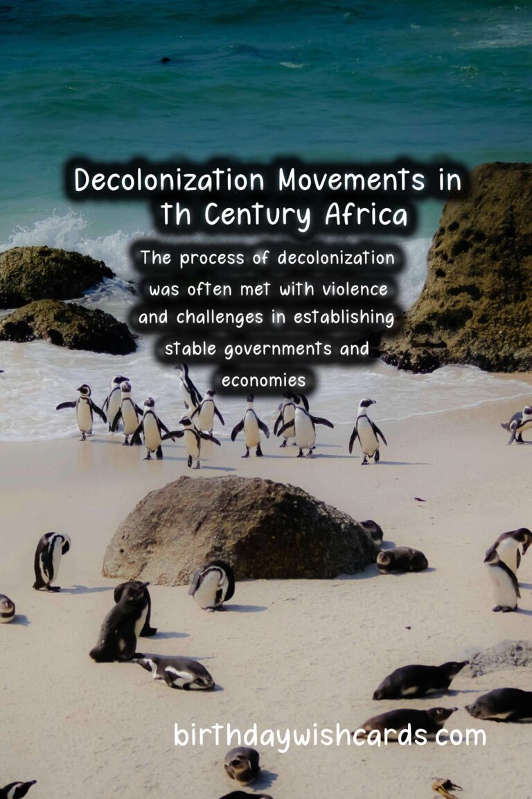 History: Decolonization Movements in 20th Century Africa: A Retrospective