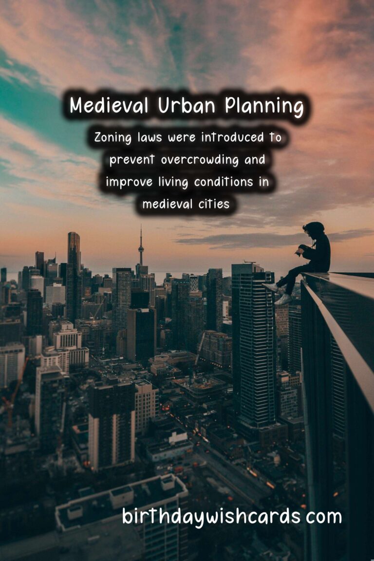 History: Influence of Pandemics on Medieval Urban Planning