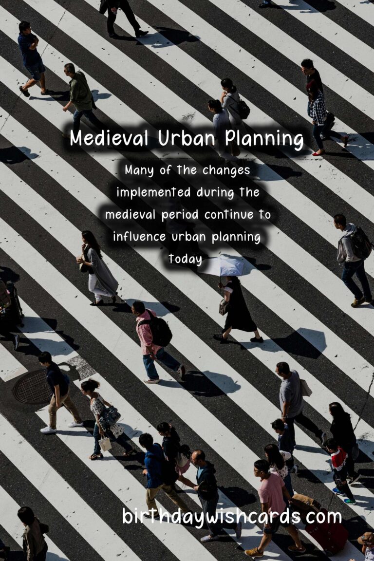 History: Influence of Pandemics on Medieval Urban Planning
