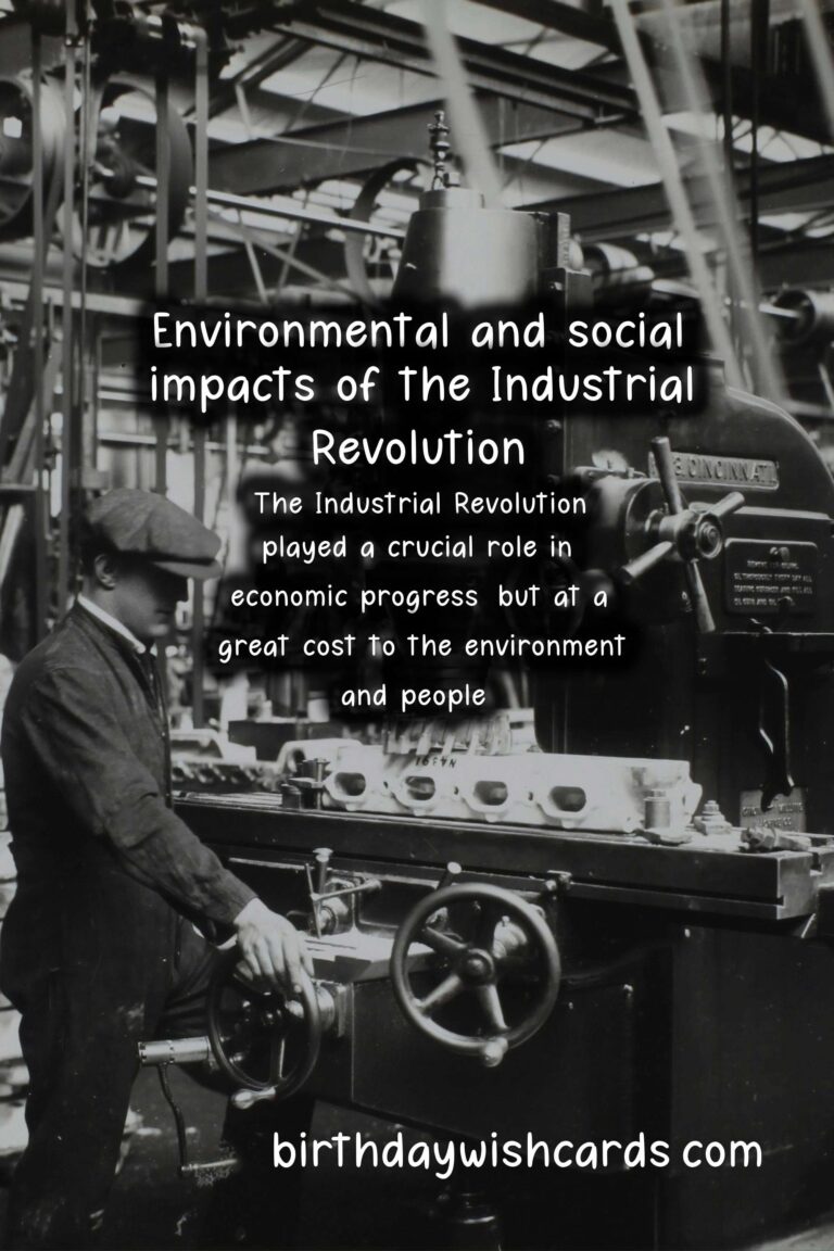 History: Rethinking the Industrial Revolution: Environmental and Social Changes