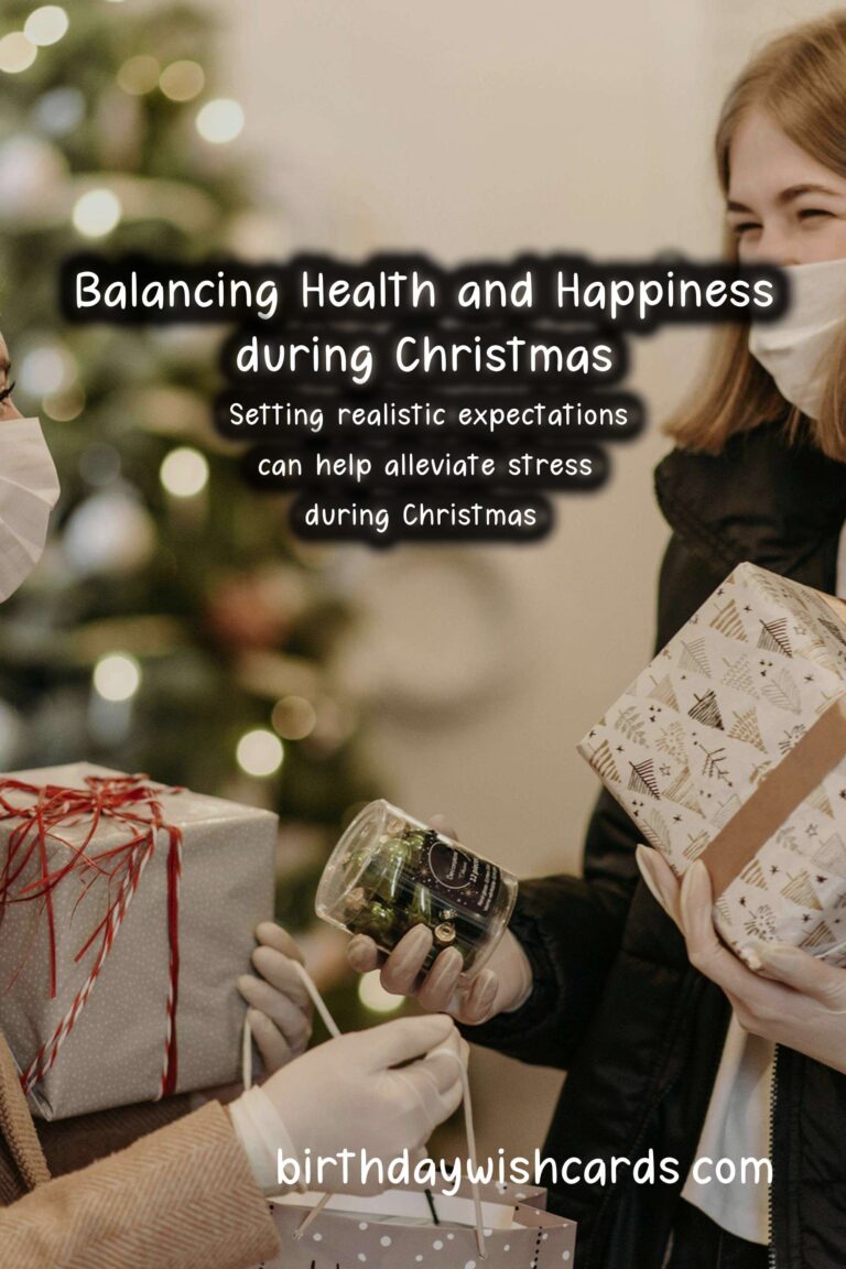 How to Balance Health and Happiness During Christmas