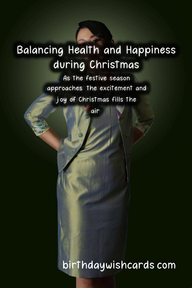 How to Balance Health and Happiness During Christmas