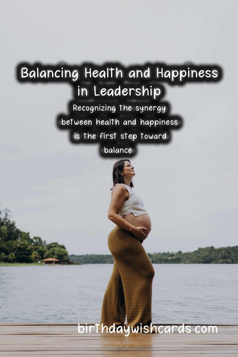 How to Balance Health and Happiness in Bosses