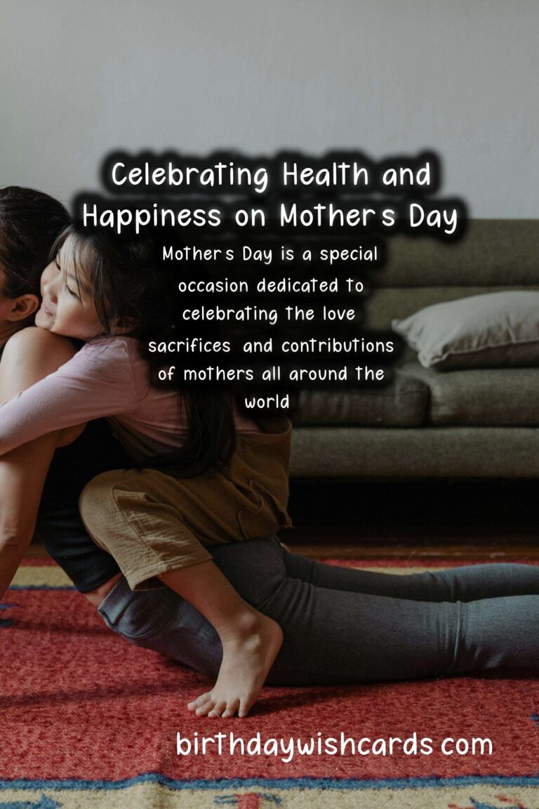 How to Balance Health and Happiness on Mother’s Day
