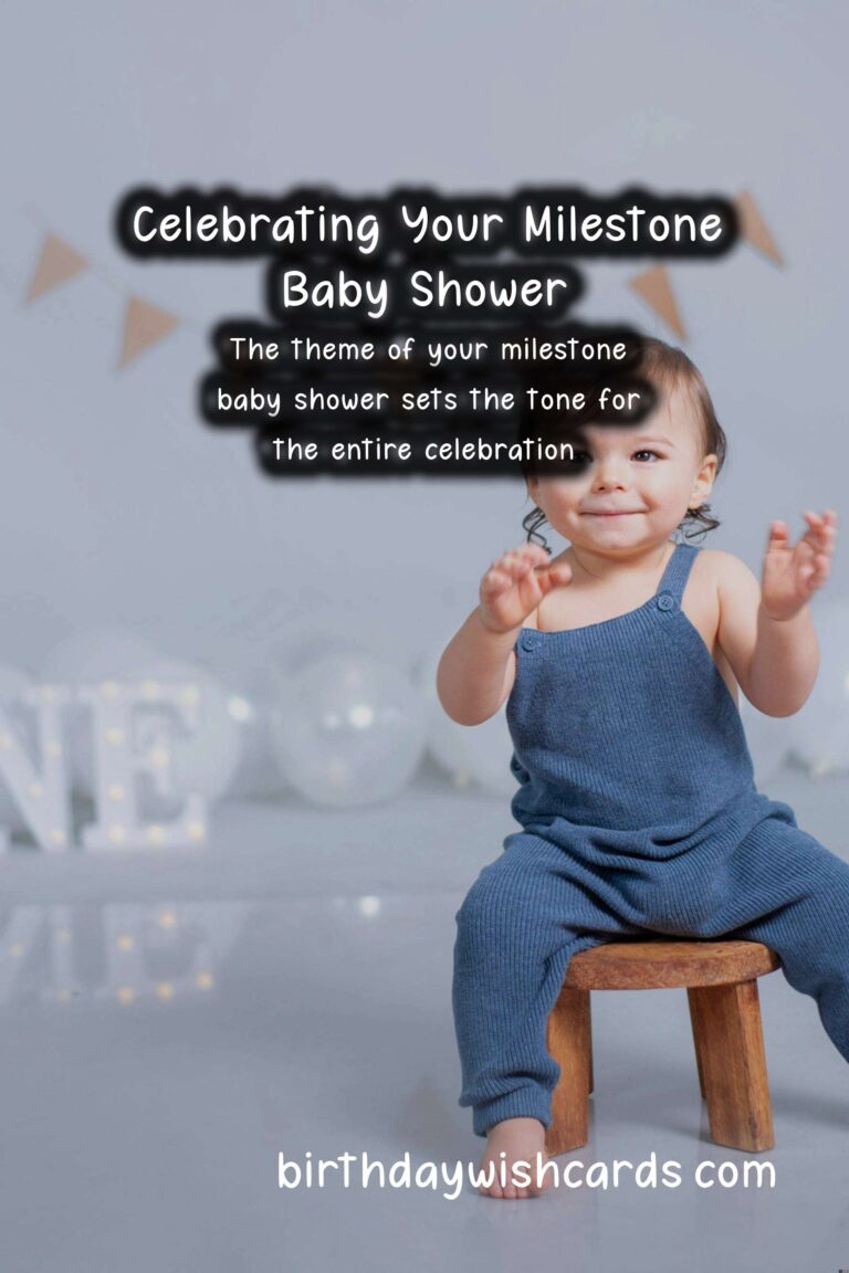 How to Celebrate a Milestone Baby Shower Event