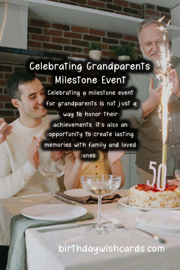 How to Celebrate a Milestone Grandparents Event