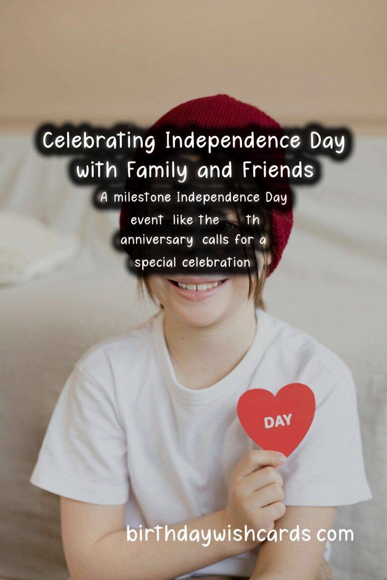 How to Celebrate a Milestone Independence Day Event