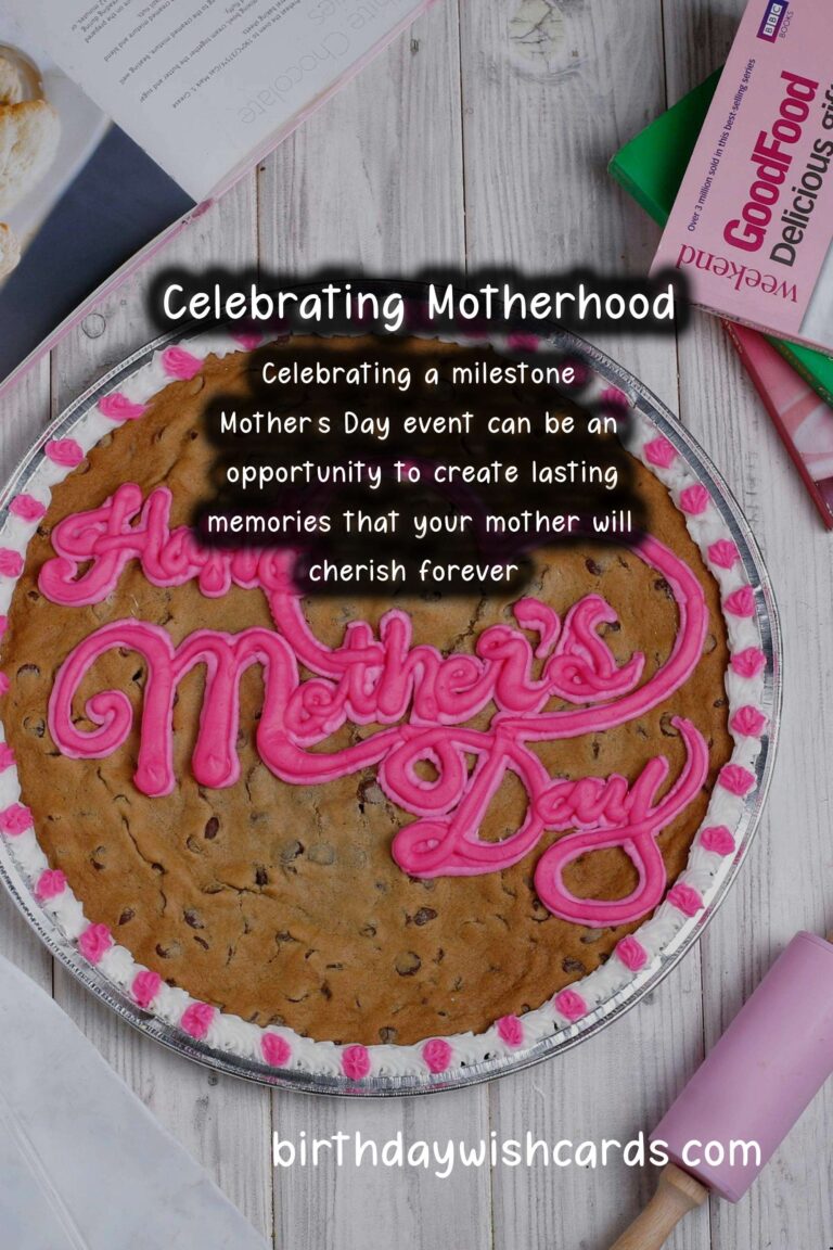 How to Celebrate a Milestone Mother's Day Event