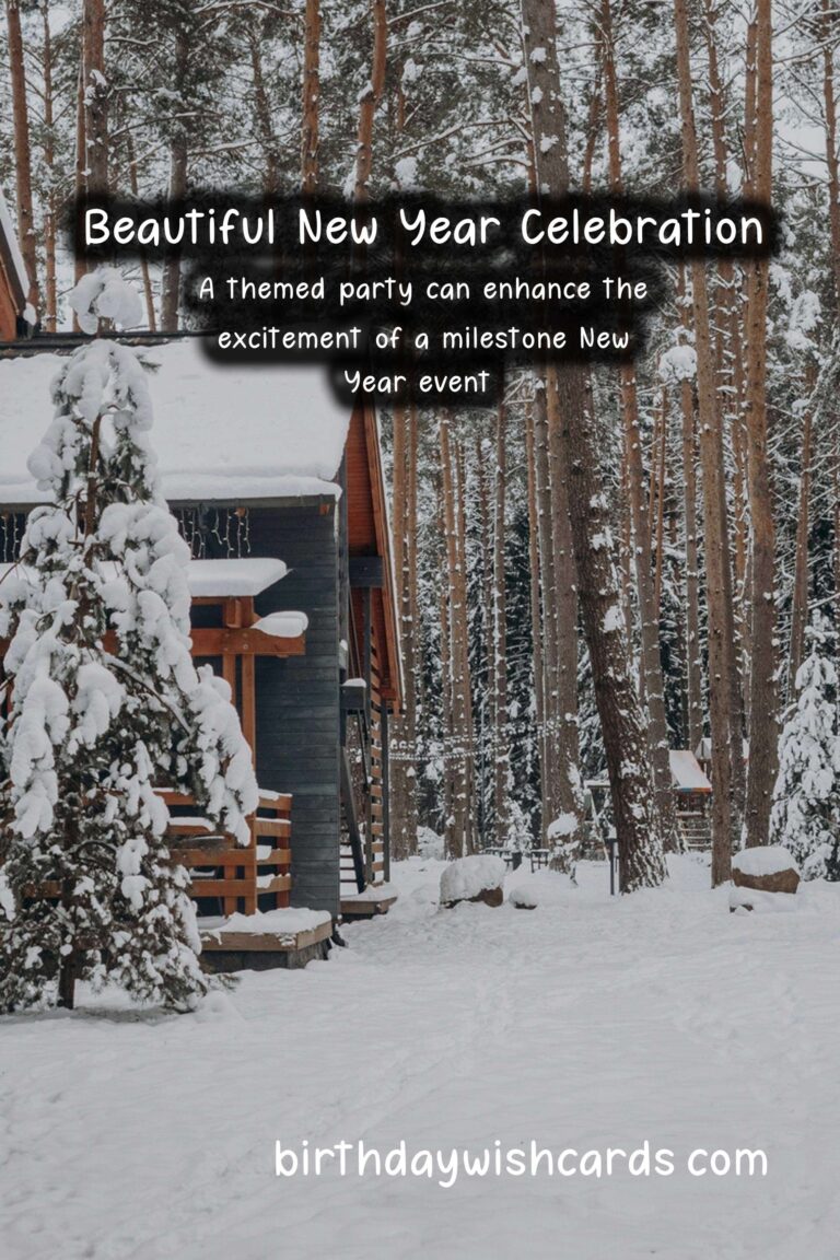 How to Celebrate a Milestone New Year Event