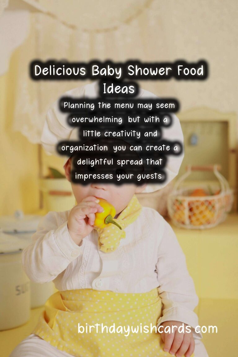 How to Cook for a Baby Shower Celebration: Delicious Recipes and Tips