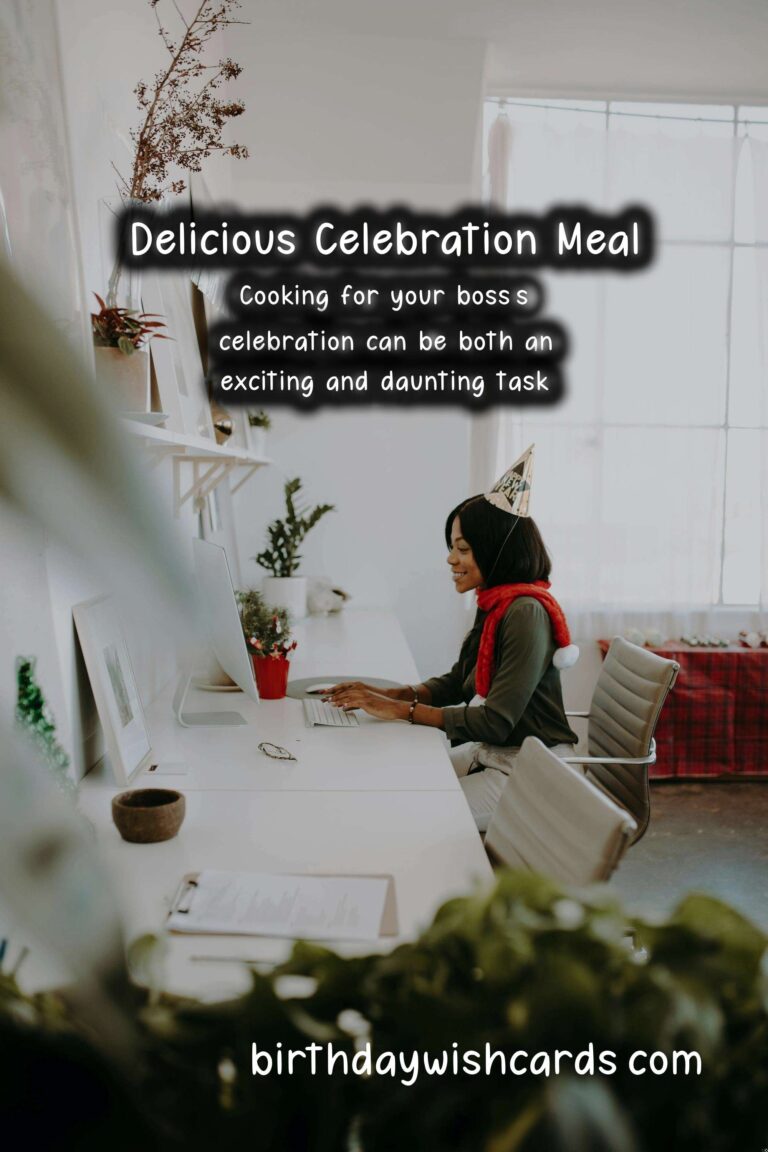 How to Cook for a Boss’s Celebration: A Complete Guide