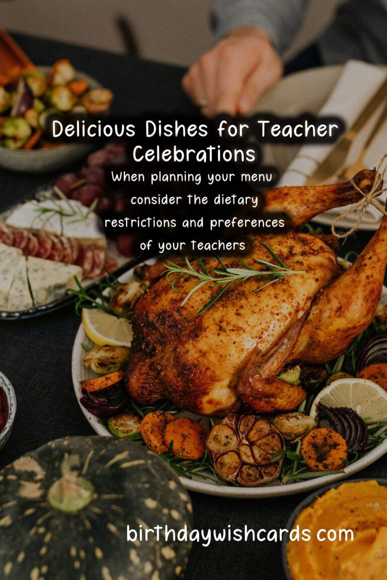 How to Cook for a Teacher's Celebration: A Step-by-Step Guide