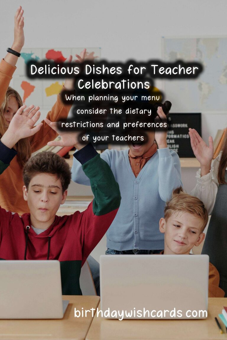 How to Cook for a Teacher's Celebration: A Step-by-Step Guide