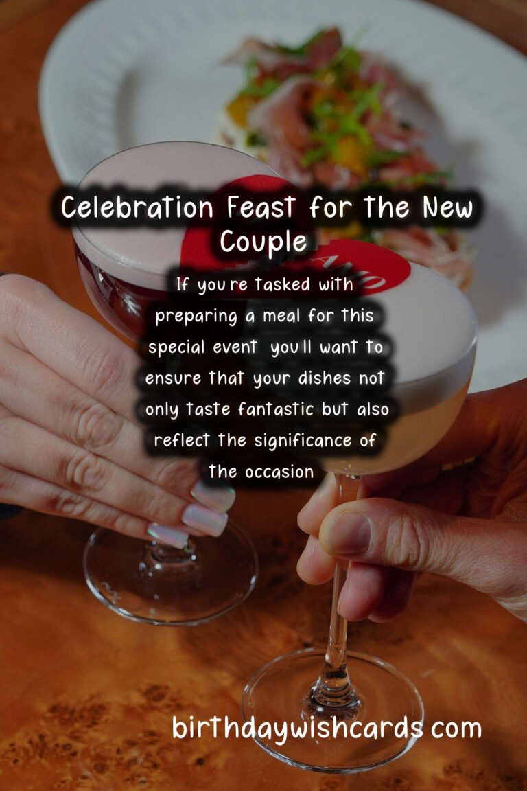How to Cook for an Engagement Celebration