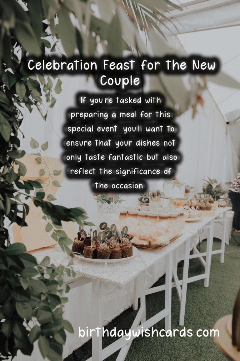 How to Cook for an Engagement Celebration