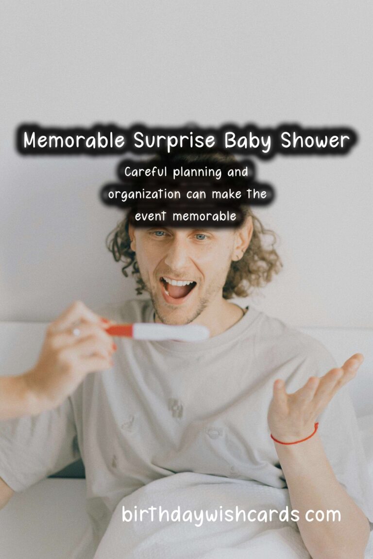 How to Plan a Memorable Surprise Baby Shower