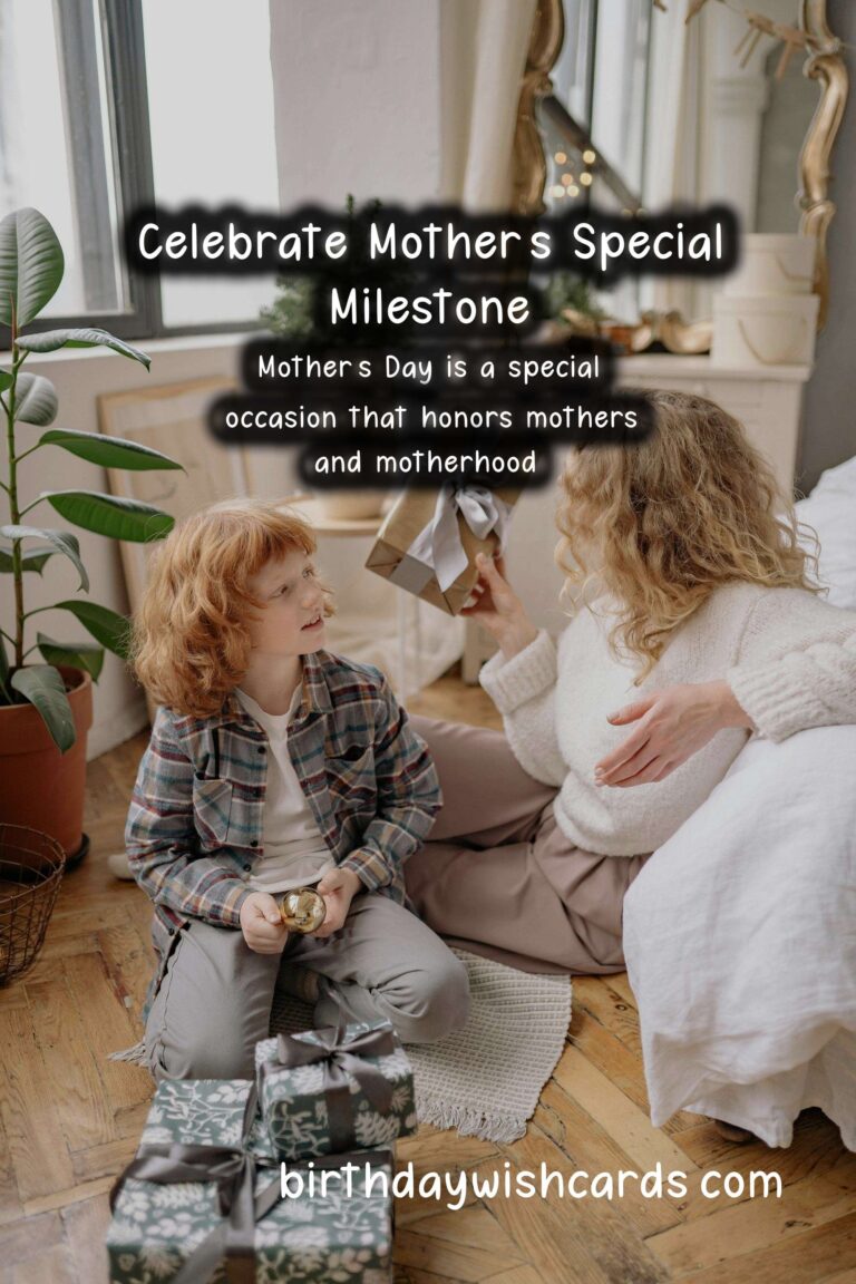 How to Plan a Mother’s Day Milestone Party