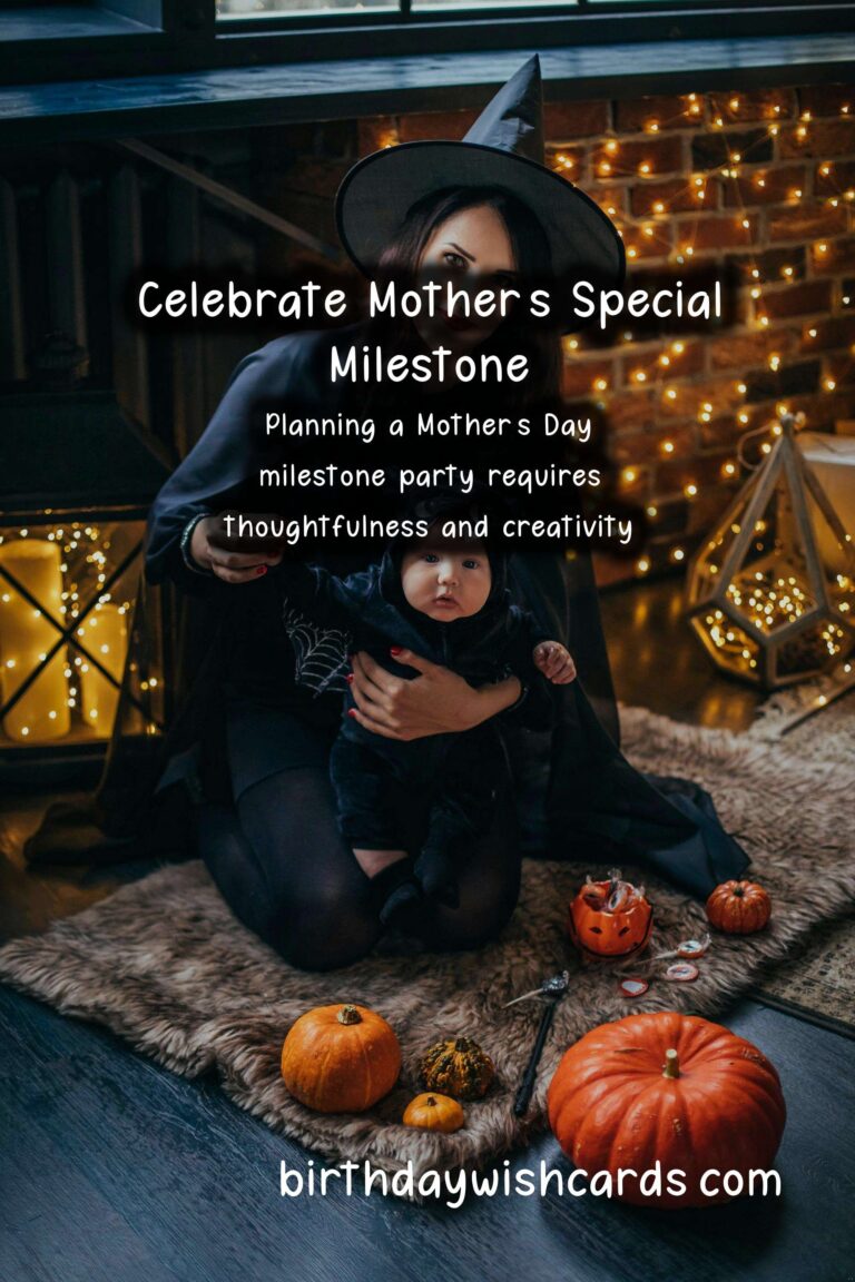 How to Plan a Mother's Day Milestone Party