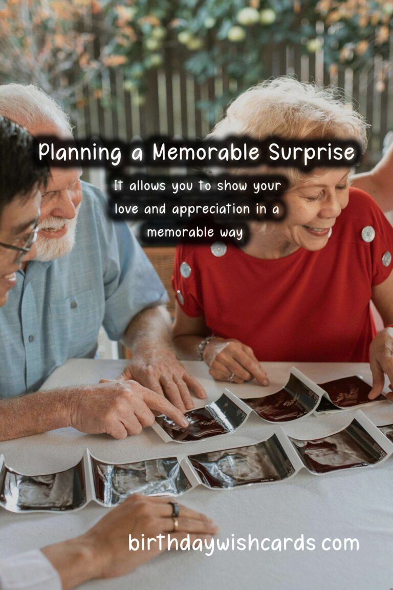How to Plan a Surprise for Grandparents
