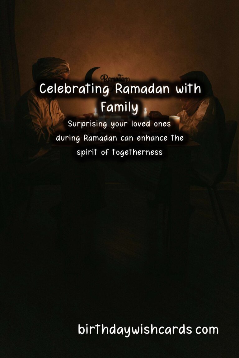 How to Plan a Surprise for Ramadan