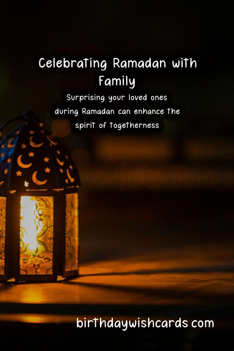 How to Plan a Surprise for Ramadan
