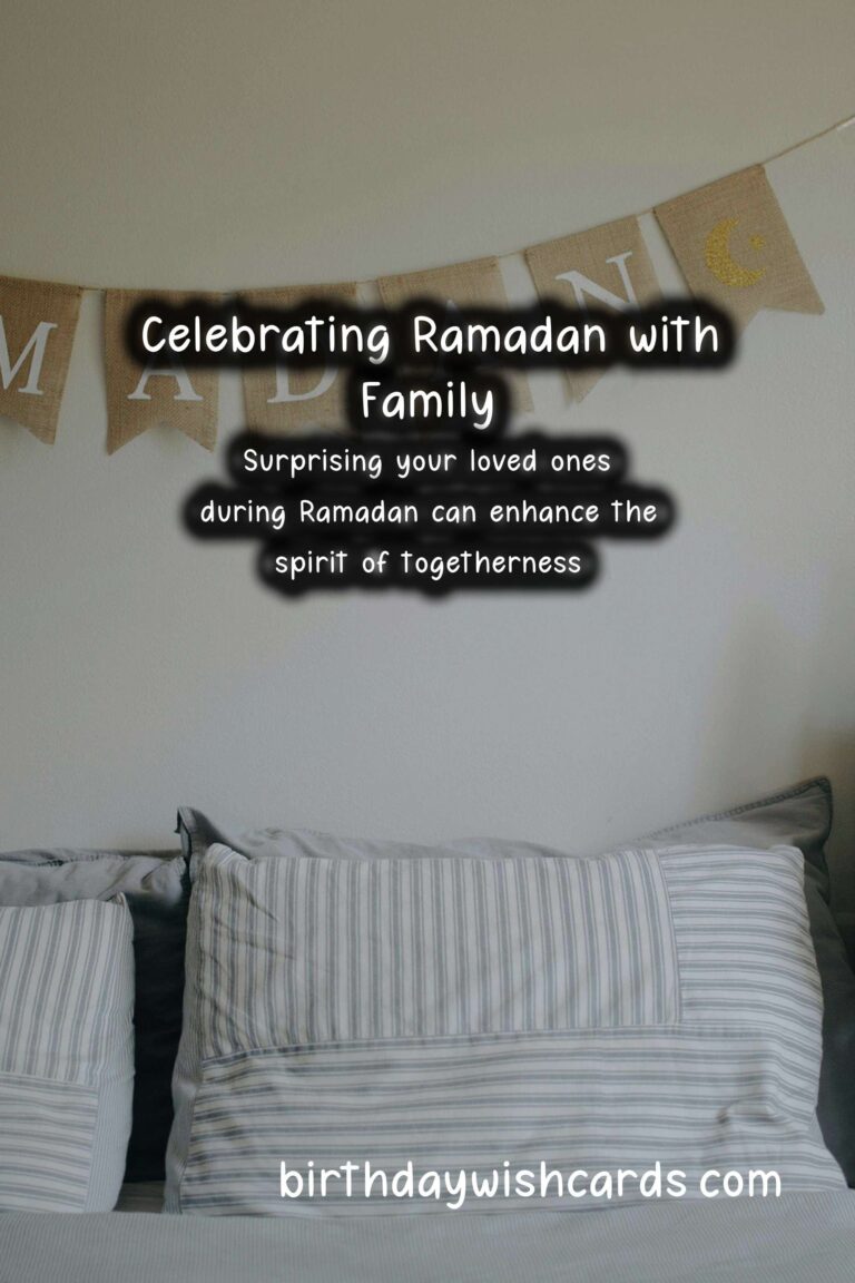 How to Plan a Surprise for Ramadan