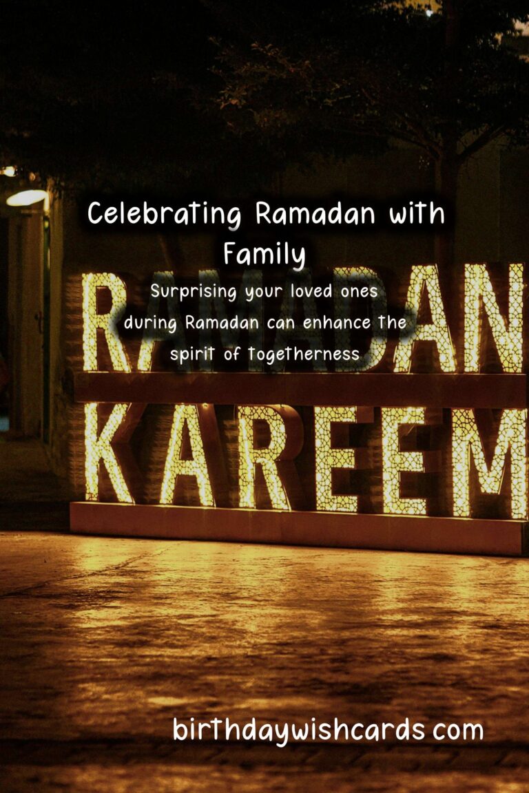 How to Plan a Surprise for Ramadan
