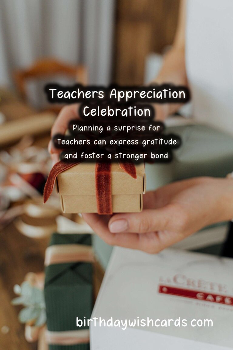 How to Plan a Surprise for Teachers: A Thoughtful Gesture