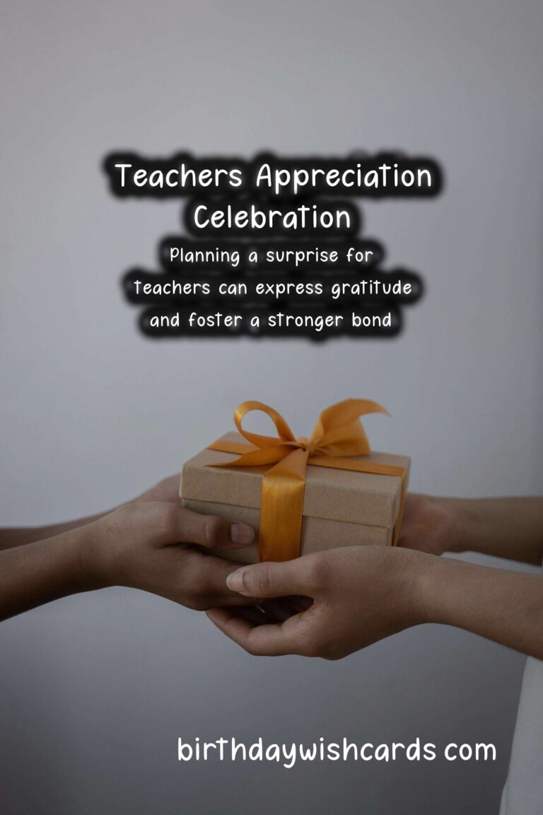 How to Plan a Surprise for Teachers: A Thoughtful Gesture